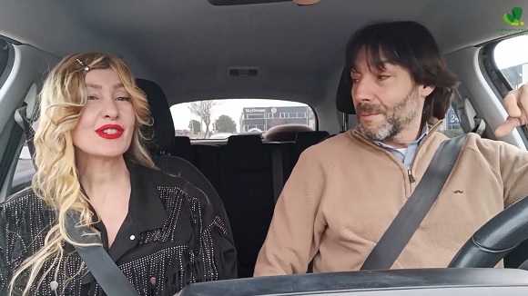 Silvia Catal�n, en el coche de �El Diario Sobre Ruedas�